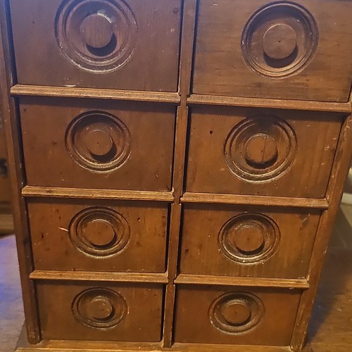 Antique wooden drawer spice - wooden,